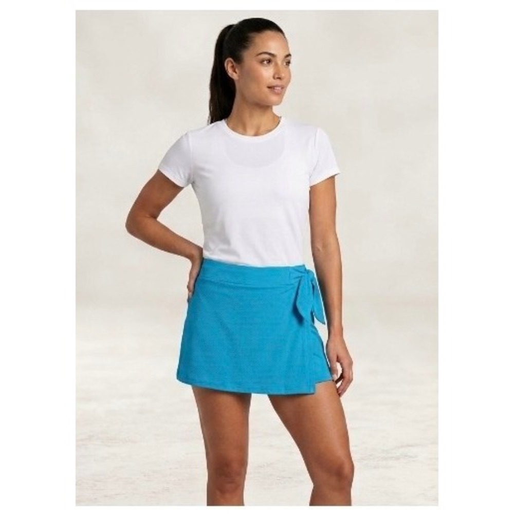 Susana Monaco Ultramarine Blue Side Tie Active Skort 0322SUPS00053 Medium